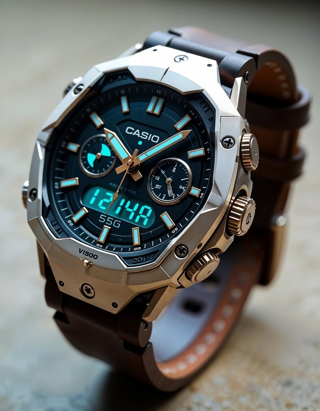 ABAD-2011B-5D Analog Digital Watch