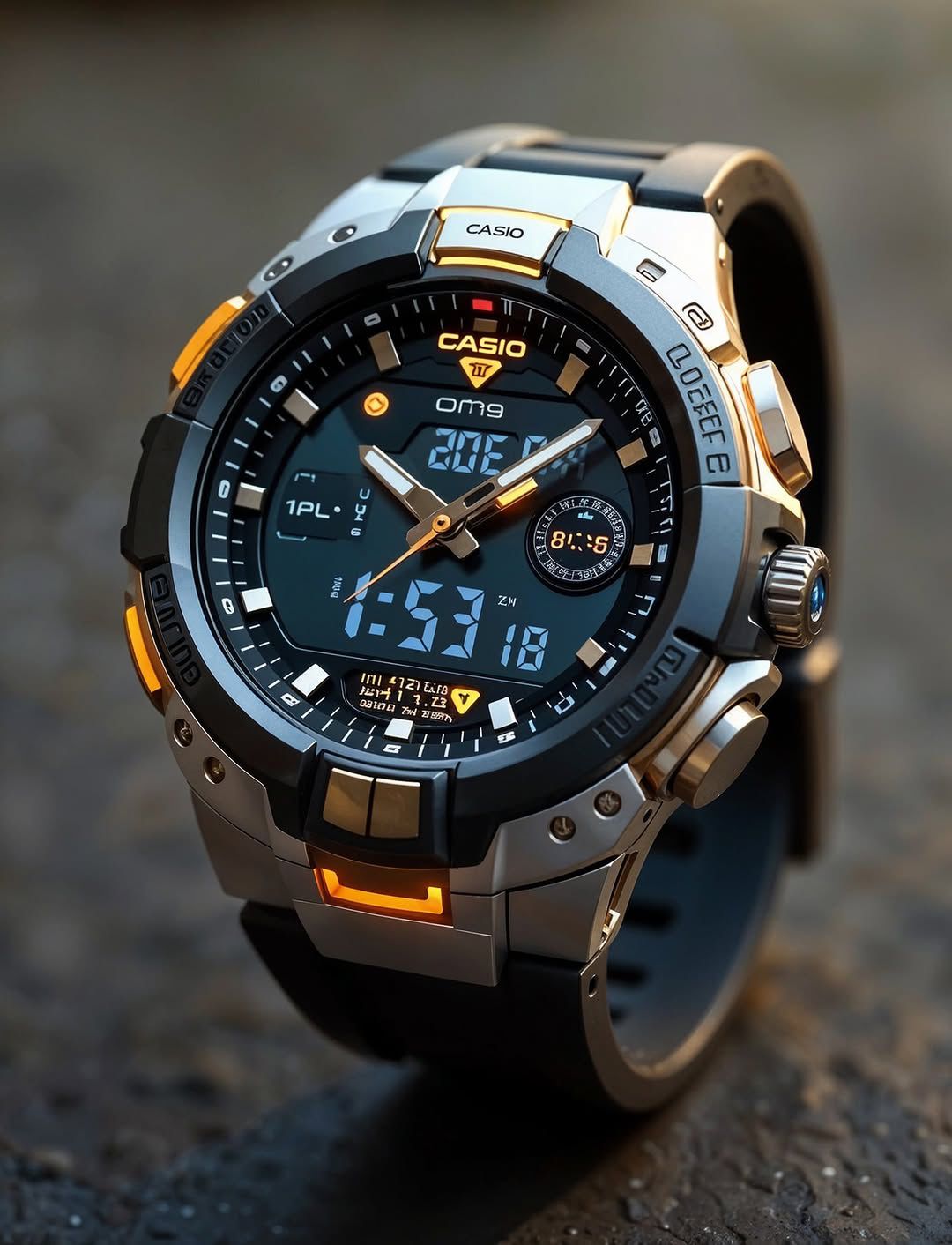 ABS-1201B-1B Analog Digital Watch